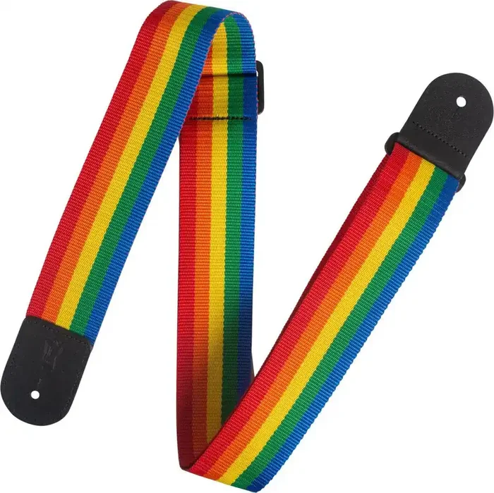 Levy‘s Single Tone Poly Sangle pour guitare Rainbow