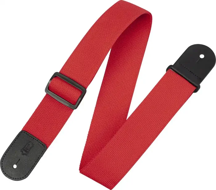 Levy‘s Single Tone Poly Sangle pour guitare Red