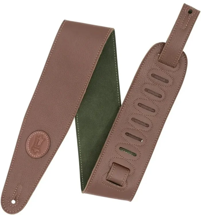 Levy‘s Stratus 3 Courroie de guitare Brown & Green