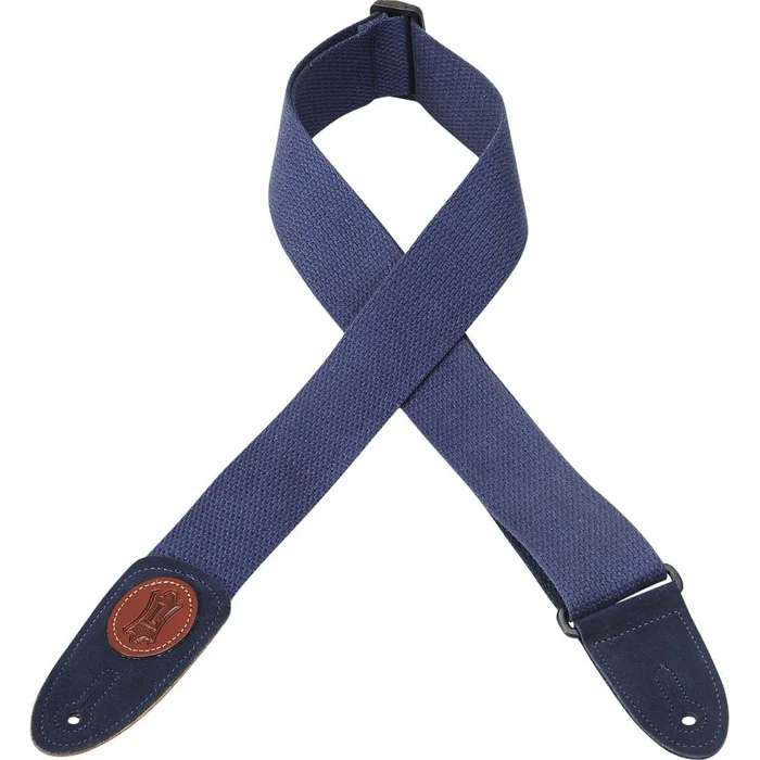 LEVYS 5 CM Coton avec Logo Levy&rsquo;s en Cuir Navy
