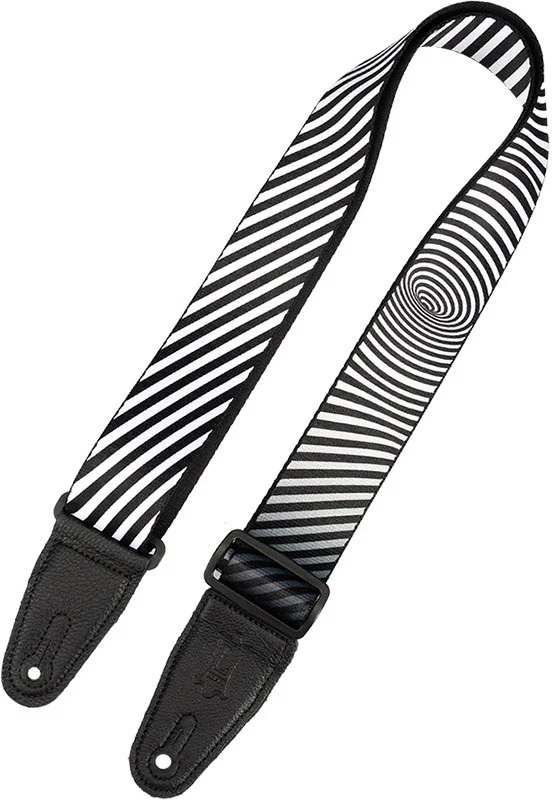 LEVYS Optical Illusion – Black and White, embouts noirs