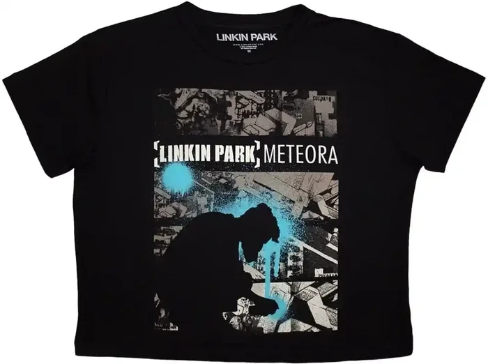 Linkin Park T-shirt Meteora Drip Collage Ladies Black XS