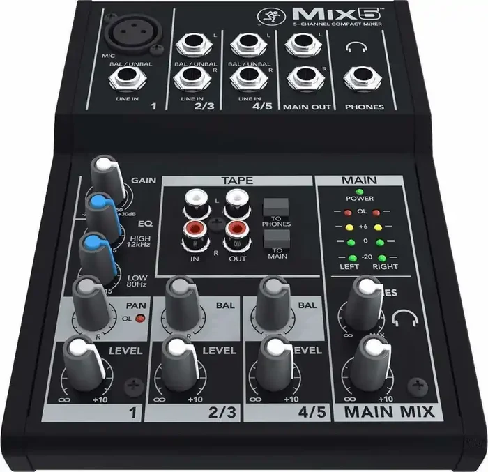 Mackie Mix5 Table de mixage analogique