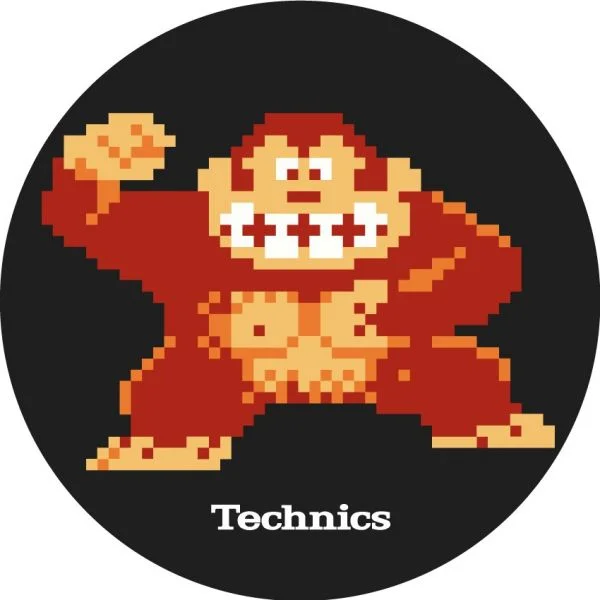 Magma LP-Slipmat Technics Donkey Kong (La paire)