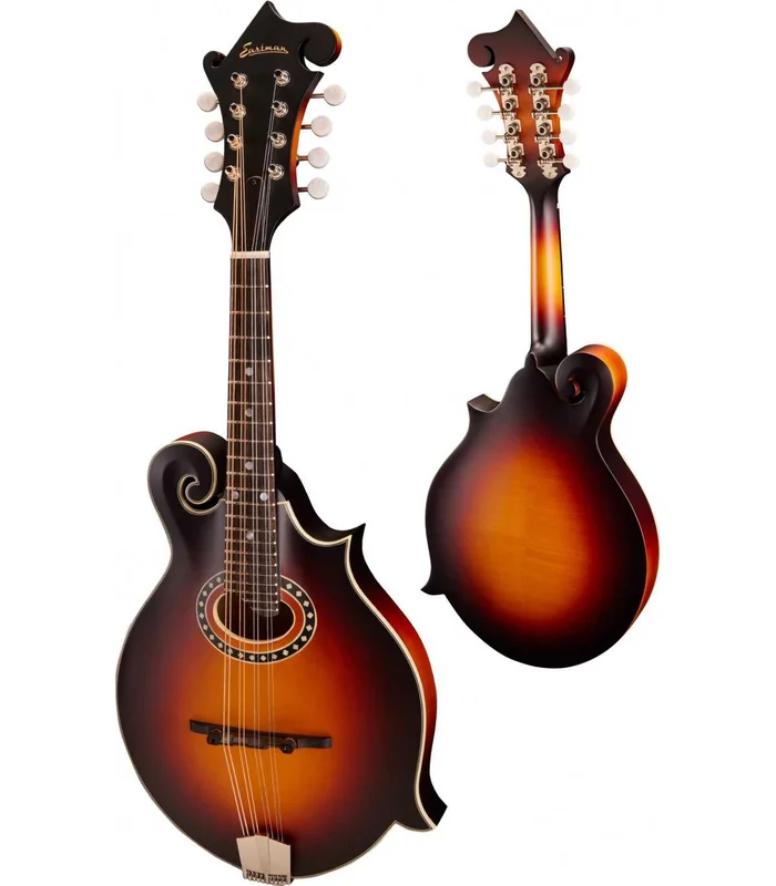 Mandoline Folk Electro Eastman MD314E-SB Forme F OVAL-HOLE – Sunburst