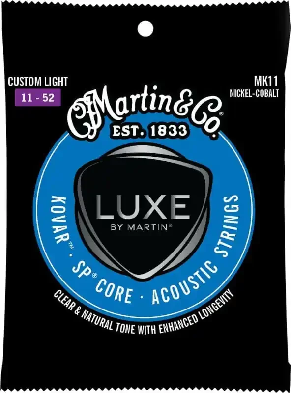 Martin Luxe Kovar Acoustic Strings 11 Cordes de guitares acoustiques