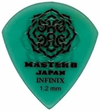 Master 8 Japan Infinix Hard Polish Jazz Type 1.2 mm Rubber Grip Médiators
