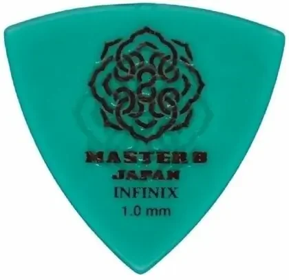 Master 8 Japan Infinix Hard Polish Triangle 1.0 mm Rubber Grip Médiators