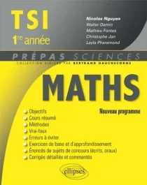 Mathématiques TSI 1e année. Nouveau programme