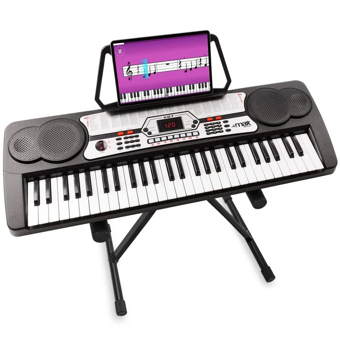 MAX KB7 Clavier Électronique pour Débutant avec Stand