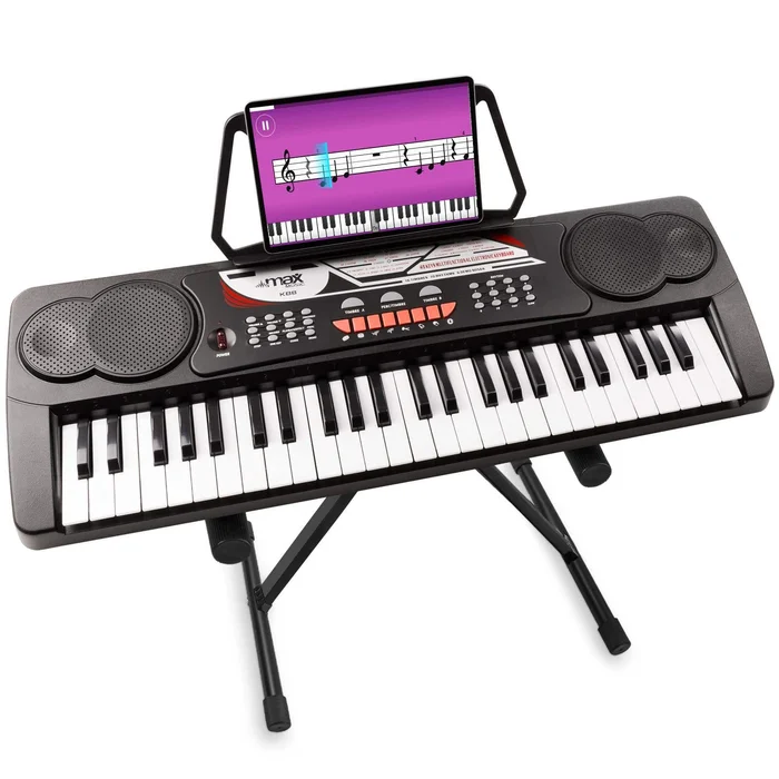 MAX KB8 Clavier Électronique pour Débutant avec Stand