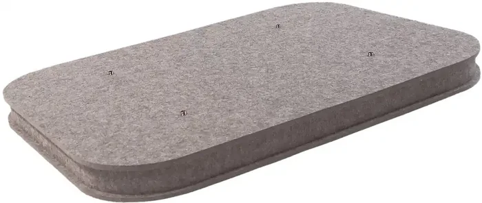 Mega Acoustic AcouCloud Flat PET 7 cm Gray Panneau de mousse absorbant