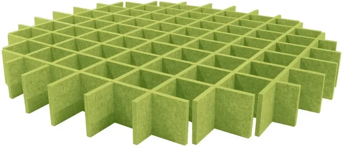 Mega Acoustic AcouCloud PET 9 cm Green Panneau de mousse absorbant