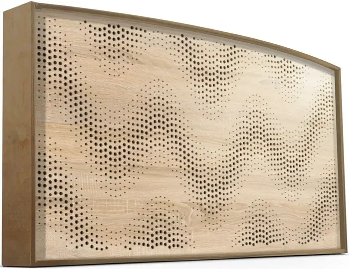 Mega Acoustic AcouStand Sinus Sonoma Oak/Natural/Black Panneau de bois absorbant