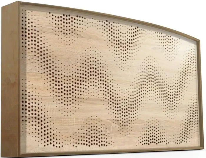 Mega Acoustic AcouStand Sinus Sonoma Oak/Natural/Red Panneau de bois absorbant