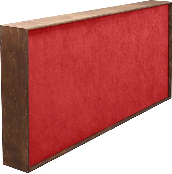 Mega Acoustic FiberExcellent120 Walnut/Red Panneau de bois absorbant