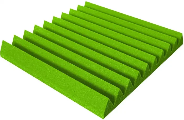 Mega Acoustic PA-PMK7-GR-50x50x7 Green Panneau de mousse absorbant