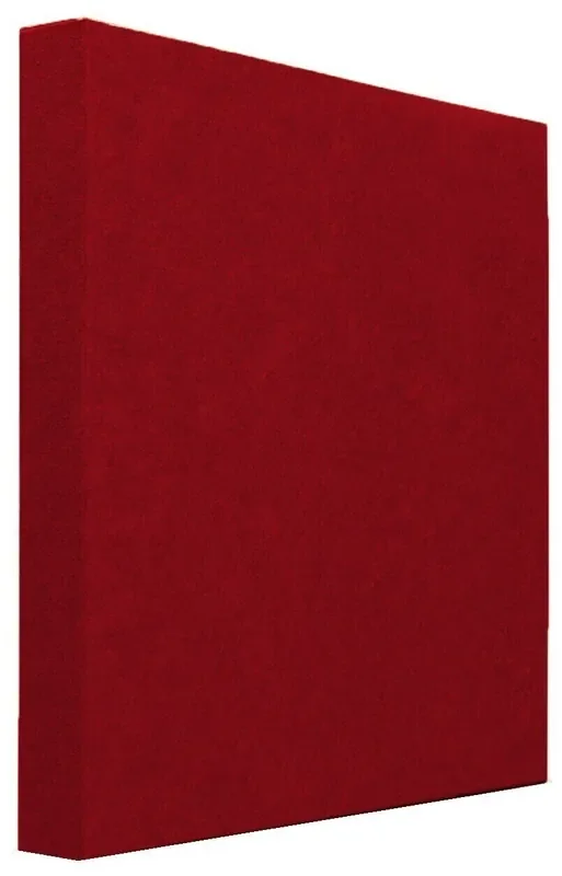 Mega Acoustic SqPET 5 cm Dark Red Panneau de mousse absorbant
