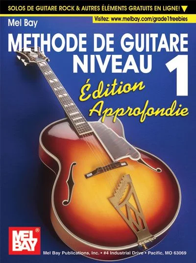 Mel Bay Bay William – Modern Guitar Method Grade 1, Expanded Edition – French Edition – Guitar