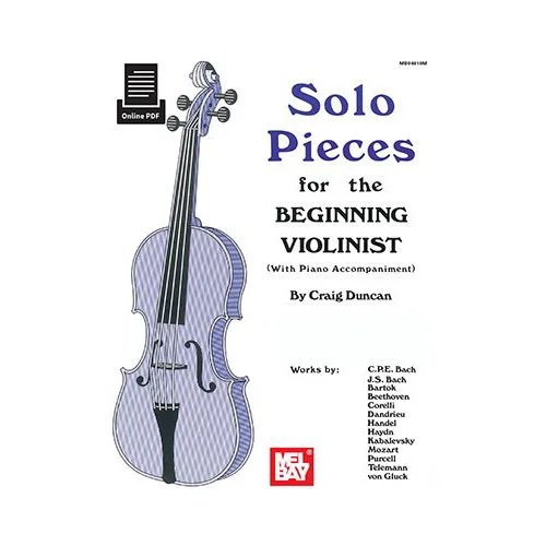 Mel Bay Duncan Craig – Solo Pieces For The Beginning Violinist – Violin