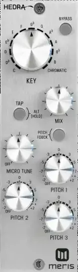 Meris 500 Series Hedra Pitch Shifter Processeur vocal