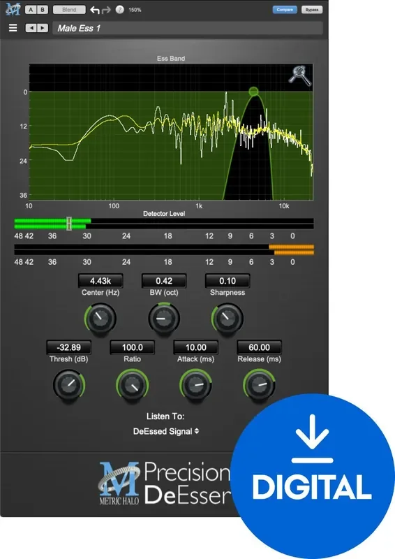 Metric Halo MH Precision DeEsser v4 (Produit numérique)