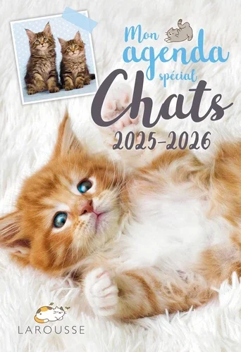 Mon agenda spécial Chats Edition 2025-2026