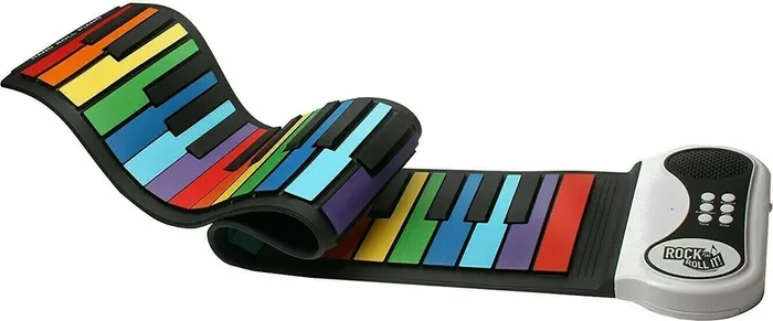 Mukikim Rock and Roll It – Rainbow Piano Clavier pour enfant Rainbow