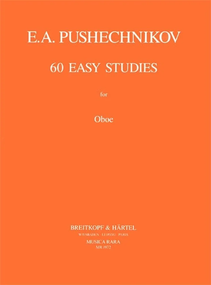 Musica Rara Pushechnikov I.f. – 60 Easy Studies – Hautbois