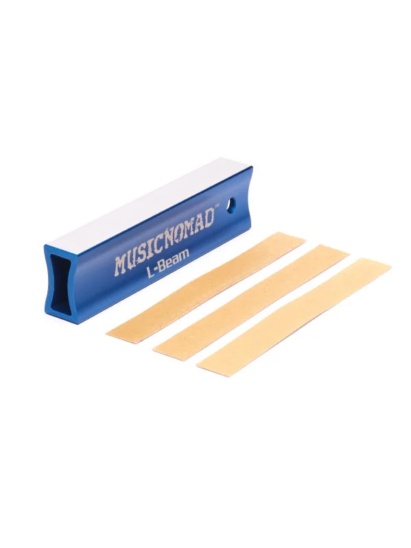 MUSICNOMAD MN810 L-beam, Bar De Ponçage Frettes Guitares, Ukulélés, Mandoline – 18cm