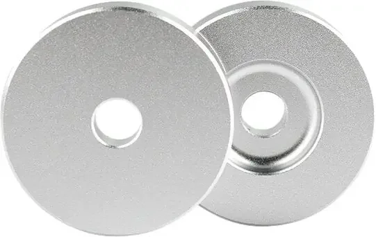 Muziker 45 RPM Record Adapter Silver Réduction centrale