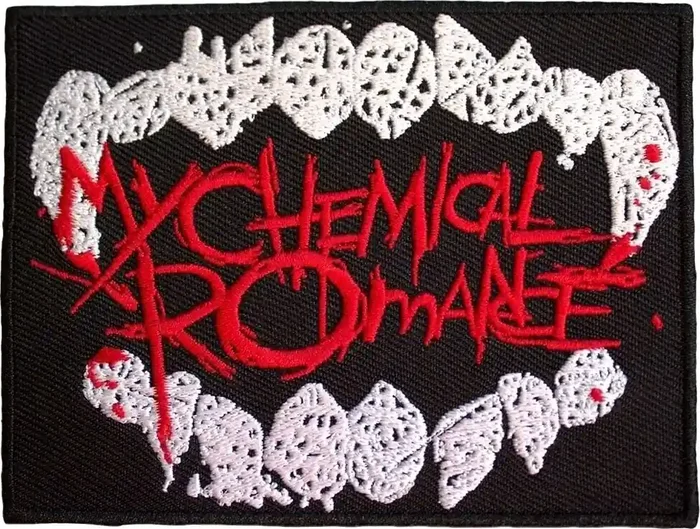 My Chemical Romance The Black Parade Logo Fangs Patch thermocollant