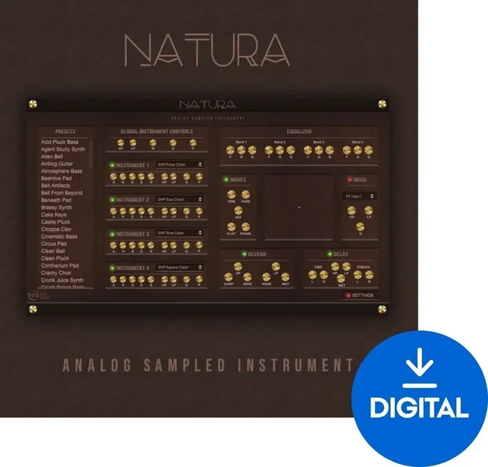 New Nation Natura – Analog Sampled Instrument (Produit numérique)