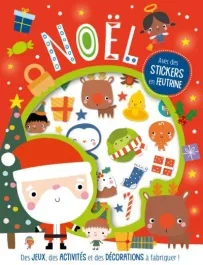 Noël. Avec des stickers en feutrine