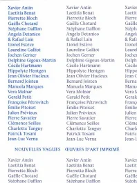 NOUVELLES VAGUES