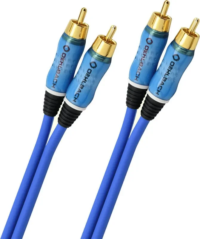 Oehlbach BEAT! 0,5 m Bleu Câble audio Hi-Fi