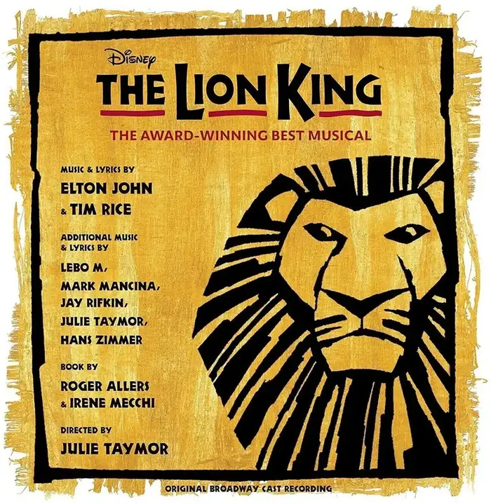 Original Broadway Cast – Lion King / O.B.C.R. (Gold and Black Splatter Coloured) (Limited Edition) (2 LP)