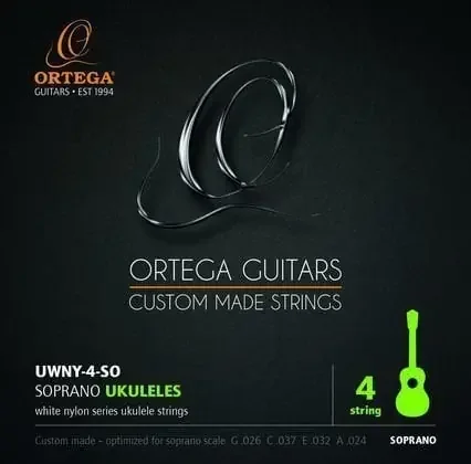 Ortega Nylon Soprano Cordes pour ukulélé soprano