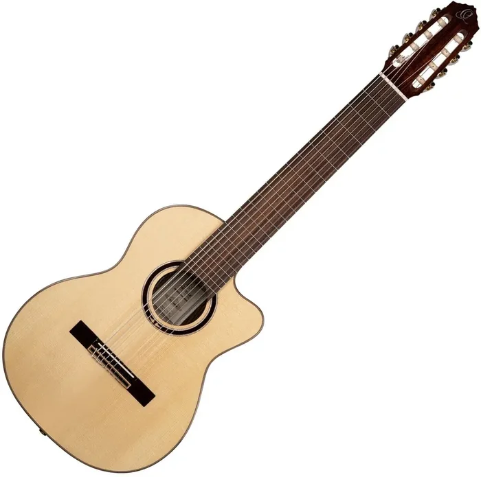 Ortega RCE158RW-8 4/4 Natural Guitares classique avec préampli