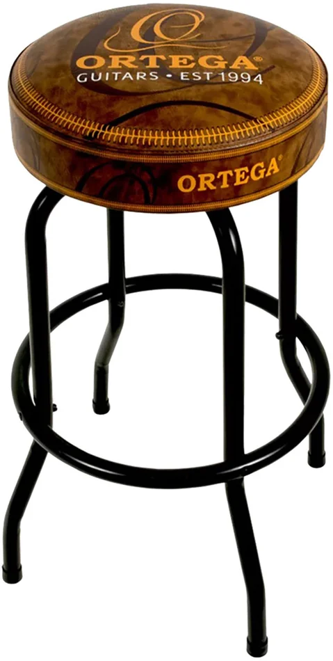 ORTEGA Tabouret 30″ Noir Et Brun
