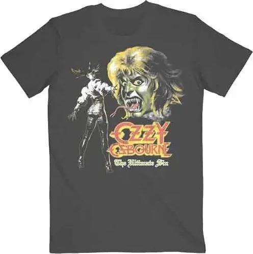 Ozzy Osbourne T-shirt Ultimate Remix Unisex Charcoal Grey XL