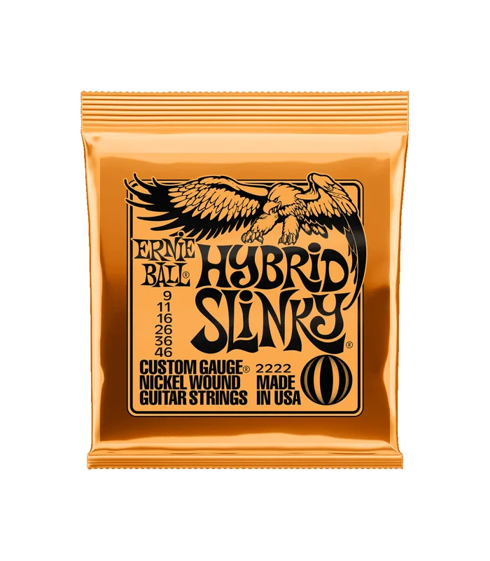 Pack de 3 jeux de Cordes pour Guitare Electrique Ernie Ball 3222 Hybrid slinky 09-11-16-26-36-46
