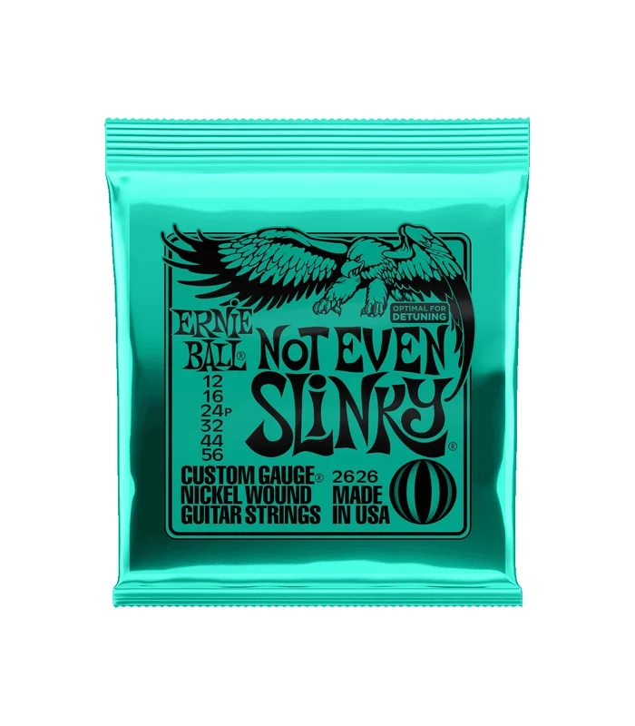 Pack de 3 jeux de Cordes pour Guitare Electrique Ernie Ball 3626 Not even slinky 12-16-24p-32-44-56