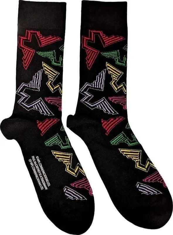 Paul McCartney Chaussettes Wings Logos Black 40-45