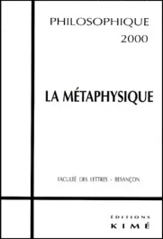 Philosophique. La métaphysique