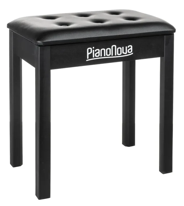 Pianonova Bookcase Tabouret de piano en bois Black