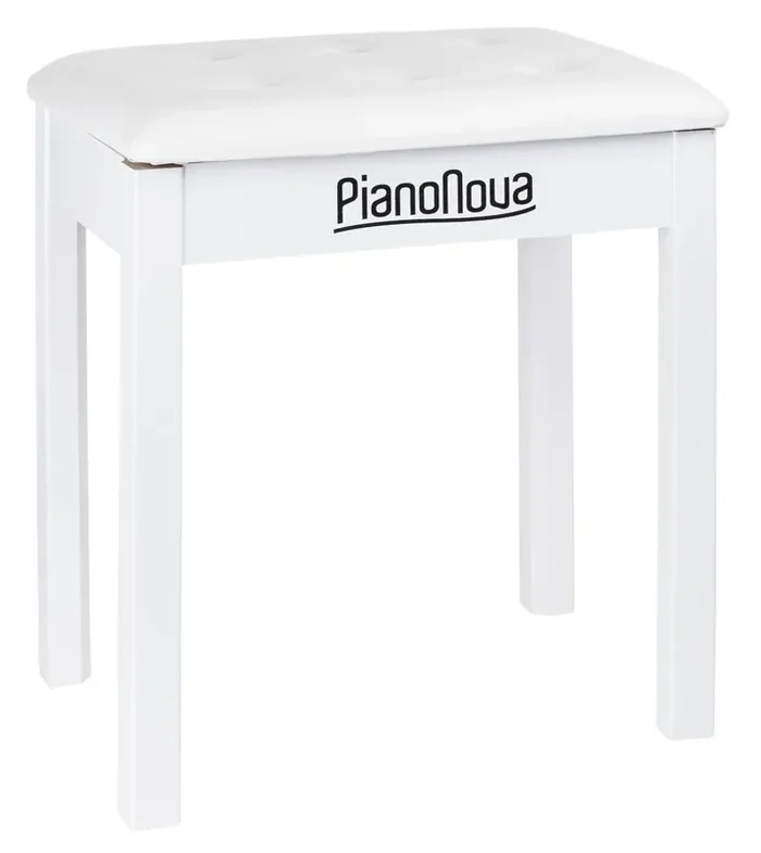 Pianonova Bookcase Tabouret de piano en bois White
