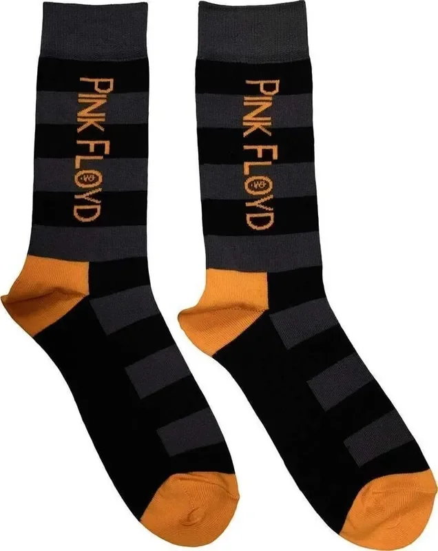 Pink Floyd Chaussettes Orange Logo Black 39-45