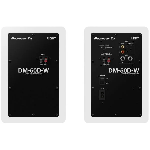 Pioneer DJ AlphaTheta DM-50D-W (La Paire) – Image 3