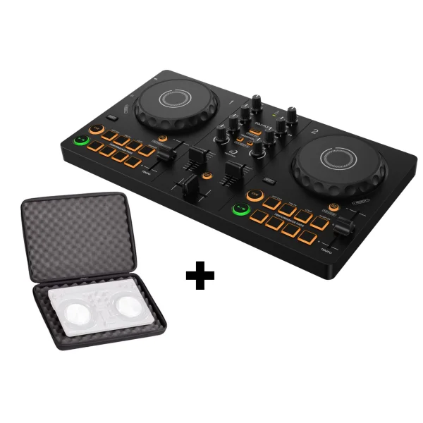 Pioneer DJ AlphaTheta Pack DDJ FLX-2 + Creator Controller Hardcase U8301BL